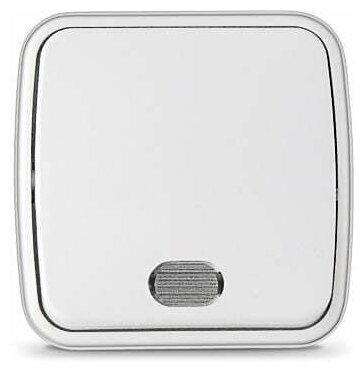 фото Выключатель 1-кл. ОП Электра 10А IP20 с подсветкой бел. Союз 0019, 1шт