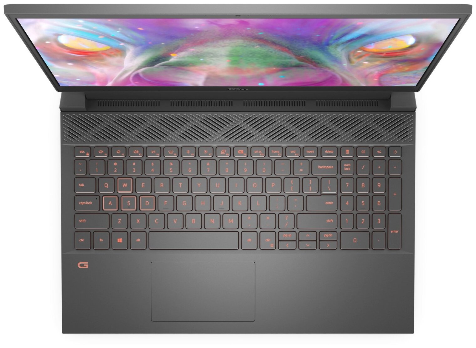 156 Ноутбук DELL G15 5510 1920x1080 Intel Core i5 10200H 24 ГГц NVIDIA GeForce RTX 3050 Ti Linux G515-9957 серый