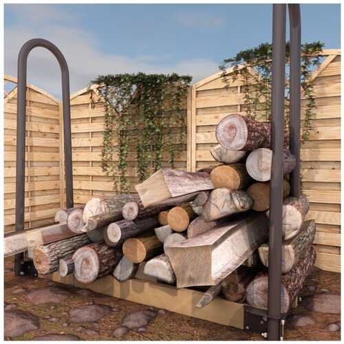 Дровница поленница Delta-Park WF металл черный 3963₽