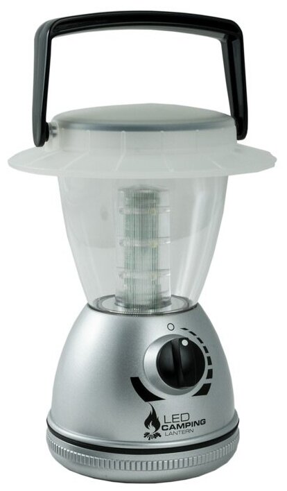 Фонарь LED CAMPING LANTERN silver (без батареек), CK-120