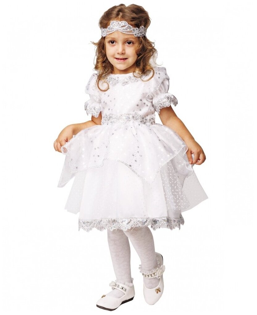 Детский костюм "Снежинка" (10101) 104 см