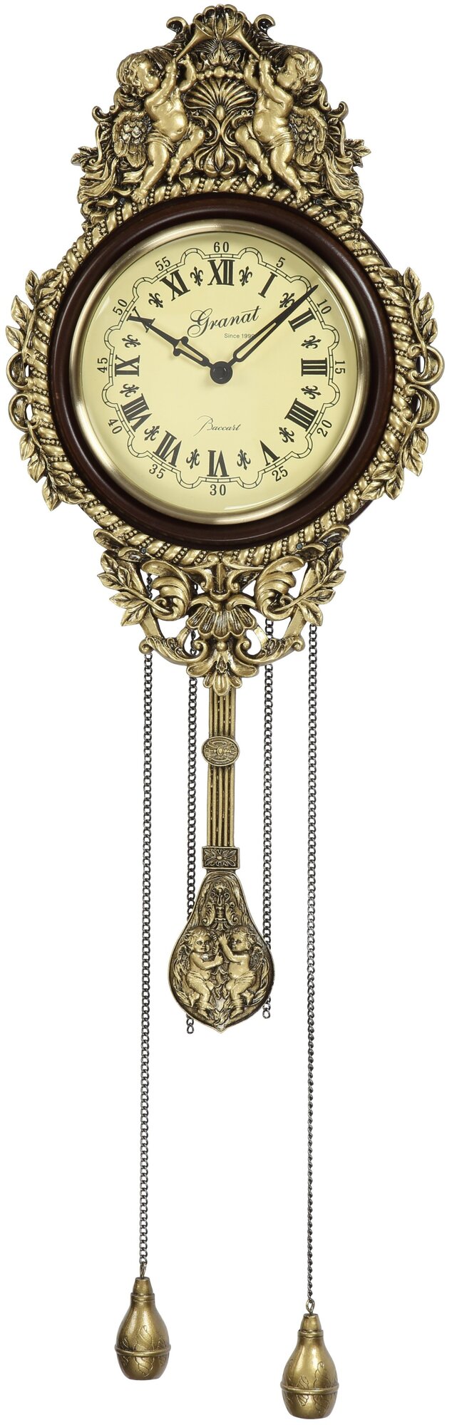 Часы настенные с маятником Granat GB 16332 размер 24x36 см
