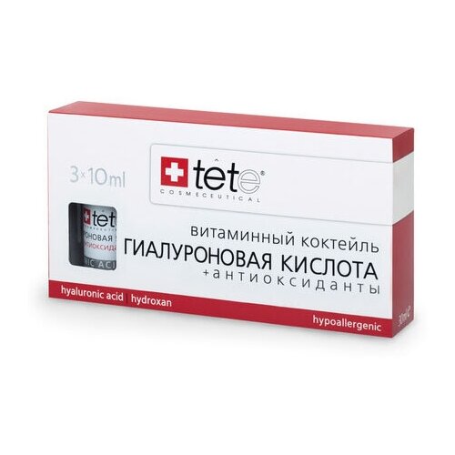 Гиалуроновая кислота + Антиоксиданты TETe Hyaluronic Acid & Antioxidants tete cosmeceutical hyaluronic acid hydroxan and panthenol гиалуроновая кислота хитозан и пантенол