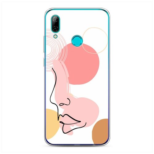 фото Силиконовый чехол "слои краски" на huawei p smart 2019 / хуавей п смарт 2019 case place
