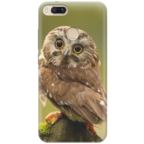 фото Gosso ультратонкий силиконовый чехол-накладка для xiaomi mi a1 с принтом "сова на дереве"