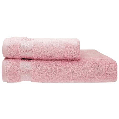фото Tana home collection полотенце marsel цвет: розовый (70х140 см) br42102