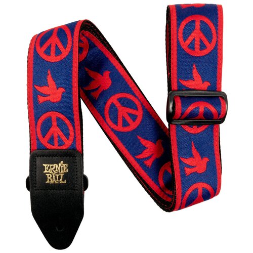 ERNIE BALL 4698 Jacquard Peace Love Dove Ремень для гитары ernie ball 4698 гитарный ремень jacquard с рисунком peace love dove