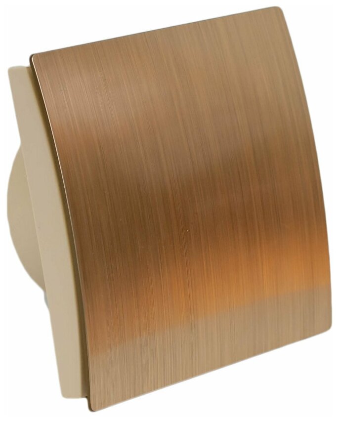 Вытяжной вентилятор для ванной Mmotors сверхмощный MMP 169 м3/ч пластик бежевый, золото