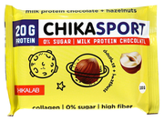 Шоколад молочный с фундуком CHIKALAB Milk Protein Chocolate + Hazelnuts 100 г