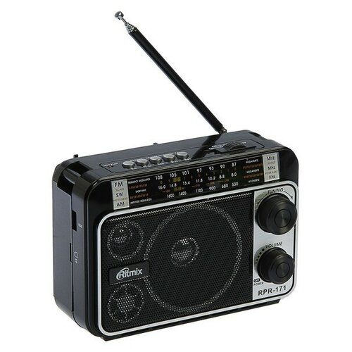 Радиоприёмник Ritmix RPR-171, FM, MP3, USB, AUX