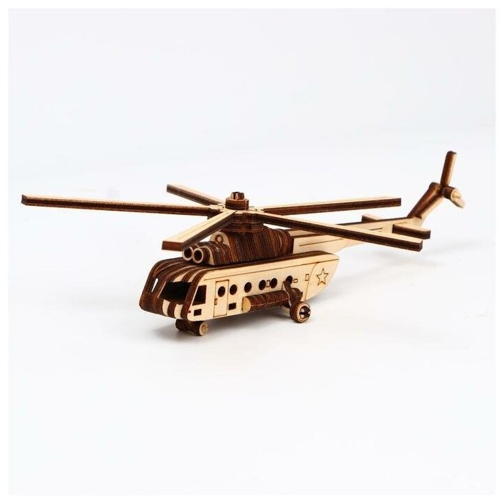 Cборная модель «Вертолёт» 50 деталей - фотография № 4