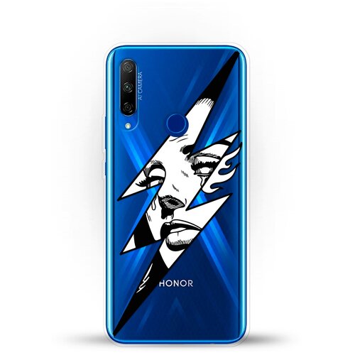 фото Силиконовый чехол молния на honor 9x premium andy & paul