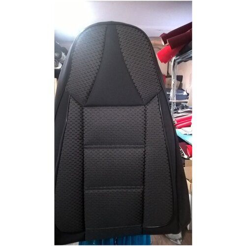 Чехлы Ваз 2110 Жаккард/Велюр Боковая Поддержка Серые Лидер AVTOREAL арт. 717