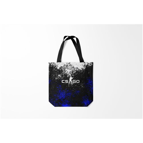 фото Сумка-шоппер / 40х40 см / геймерам / counter strike cs go burnettie
