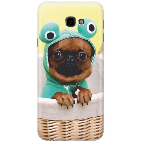 RE: PA Накладка Transparent для Samsung Galaxy J4+ с принтом Собака в смешной шапке