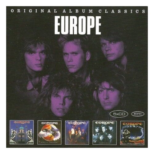 фото Компакт-диски, epic, europe - original album classics (europe / wing of tomorrow / the final countdown / out of this world / priso (5cd)