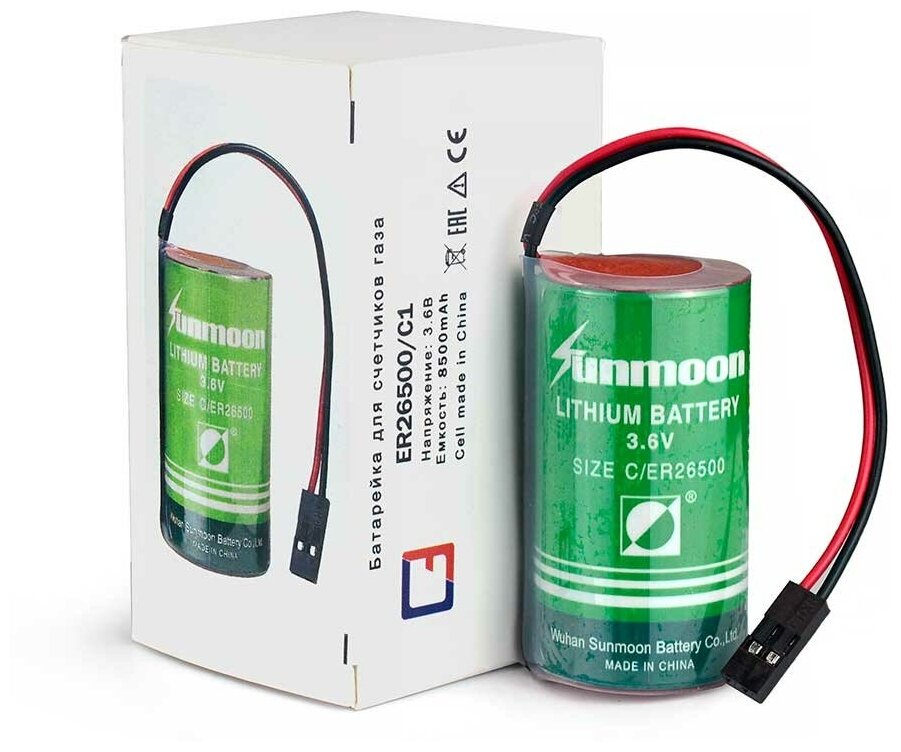 Батарейка Sunmoon для Тепловычислителя ВКТ-7 ER26500/C1
