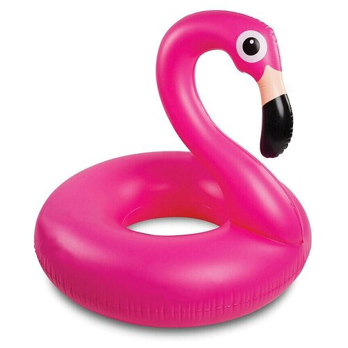Круг для плавания Розовый Фламинго 90 см надувной матрас