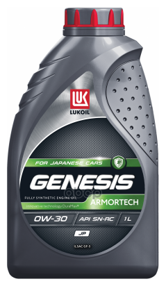 LUKOIL Масло Моторное Лукойл Genesis Armortech Jp 0w-30 Синтетическое 1 Л 3173835