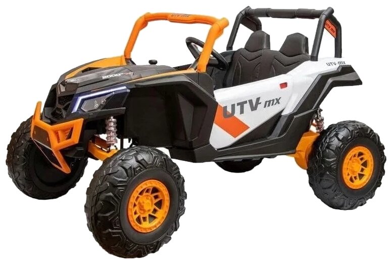 Электромобиль Toyland Багги 24V XMX 613 4WD (Белый+оранжевый / С монитором)