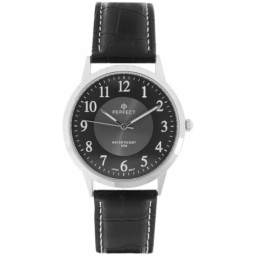 фото Часы наручные мужские, кварцевые, на батарейке, повседневные, молодежные, классические, на кожаном ремешке, на металлическом браслете perfect