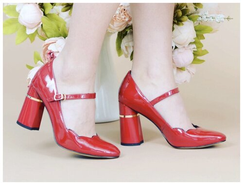 Туфли , размер 37, красный