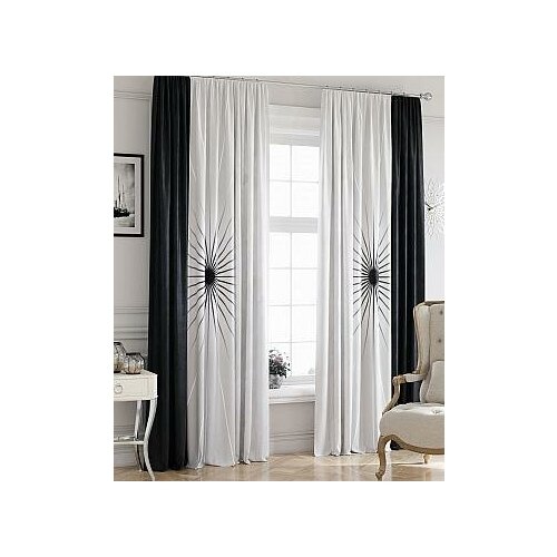 фото Комплект штор томдом римлонвис (черный)