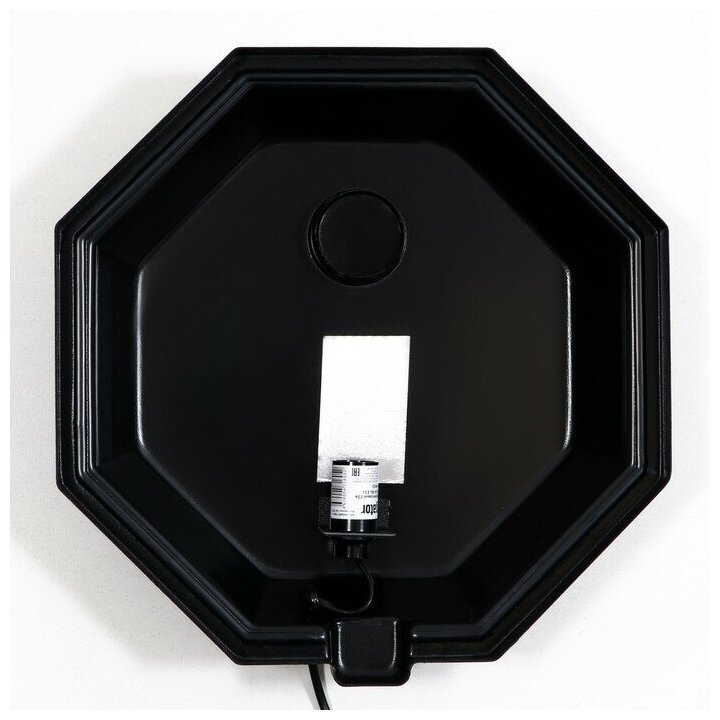 Пижон Аквариум восьмигранный с крышкой, 50 литров, 33 х 33 х 60/67 см, чёрный - фотография № 10