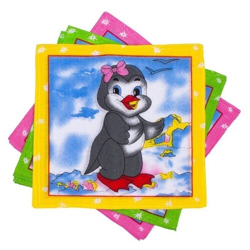 фото Набор детских носовых платков melagrana 20х20см 12шт ситец 66г/м хл100%