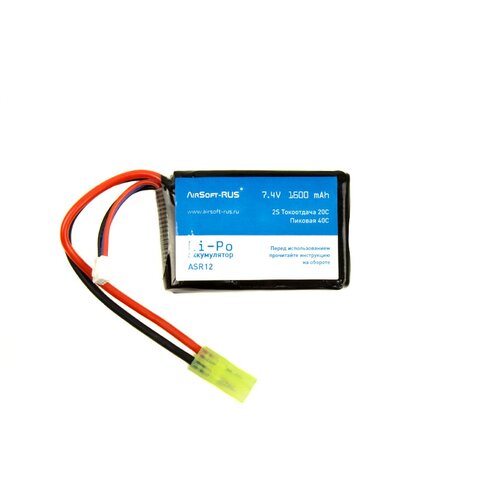 Аккумулятор Li-Po 7,4V 1600 mAh (ASR12)