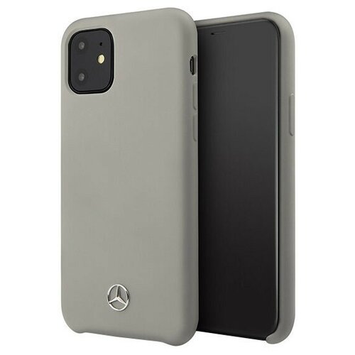 фото Чехол cg mobile mercedes silicone line hard для iphone 11, цвет серый (mehcn61silgr)