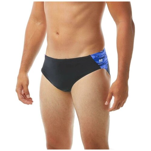 фото Плавки tyr hydra racer размер 32 голубой