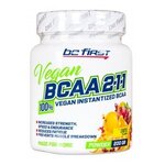 Be First BCAA 2:1:1 Vegan, 200 г, Exotic / Экзотический фрукт - изображение