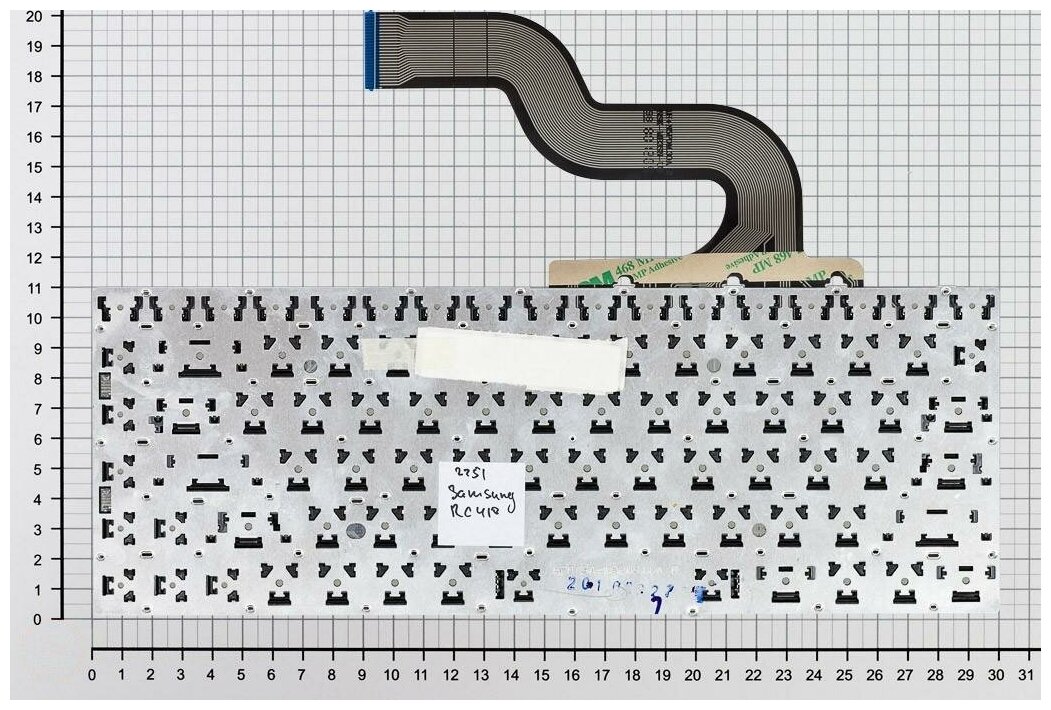 Клавиатура для ноутбука Samsumg BA59-02939C черная без рамки