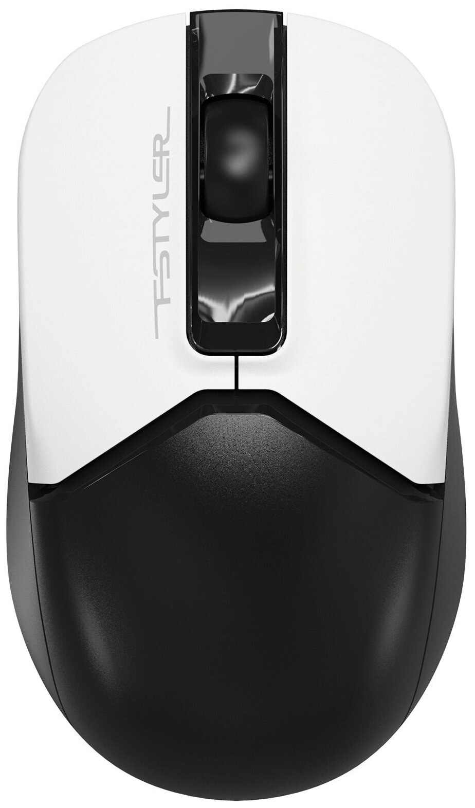 Мышь A4Tech Fstyler FG12 Panda белыйчерный оптическая 1200dpi беспроводная USB 3but