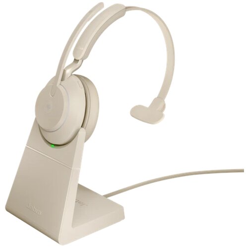 Наушники Jabra Evolve2 65 Link380a MS Mono Stand Beige 26599-899-988