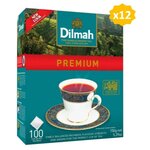 Чай в пакетиках Дилма Dilmah, 12 упаковок по 100 пакетиков - изображение