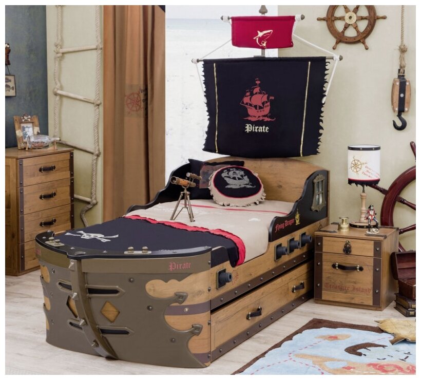 кровать cilek pirate