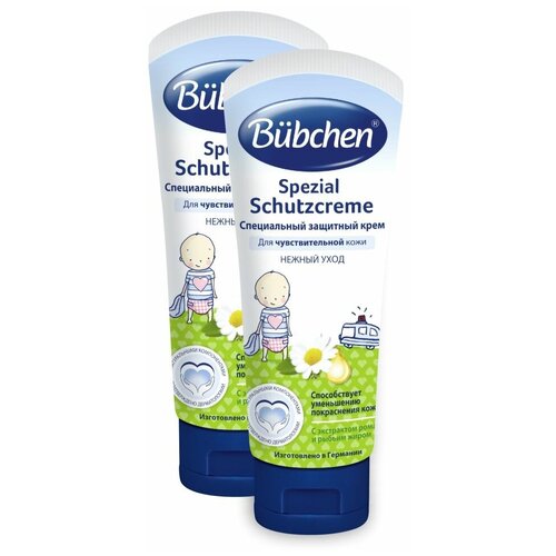 Купить Комплект Bubchen Специальный защитный крем для чувствительной кожи 75 мл. х 2 шт.