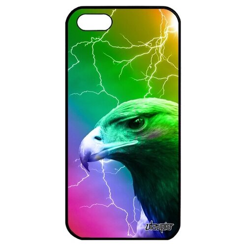 фото Дизайнерский чехол на смартфон // apple iphone 5 5s se (2016) // "орел" стиль ястреб, utaupia, цветной