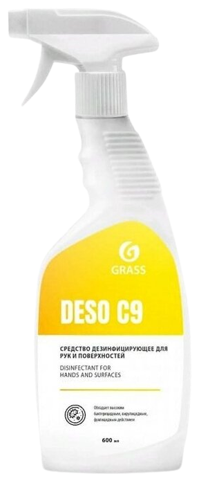 Grass Дезинфицирующее средство для рук и поверхностей DESO C9 (спрей)