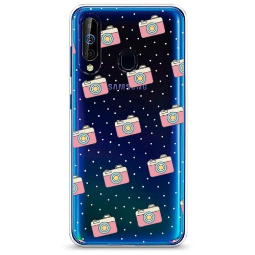 фото Силиконовый чехол "фотоаппарат фон" на samsung galaxy a60 / самсунг галакси а60 case place