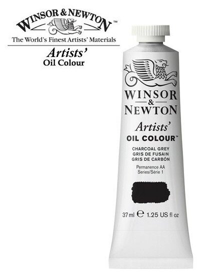 Масляные Winsor&Newton Краски масляные Winsor&Newton ARTISTS' 37мл, серый уголь