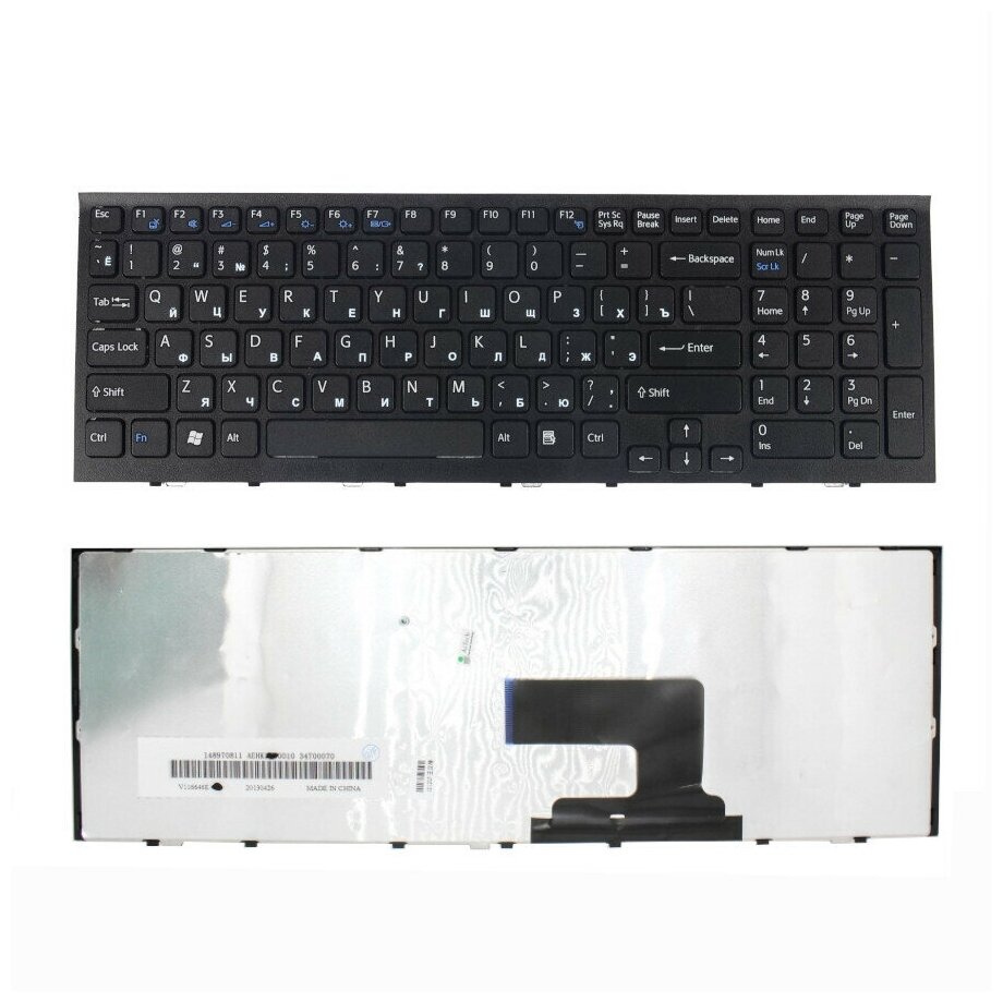 Клавиатура для Sony Vaio PCG 71812V VPCEH PCG-71811V PCG 71912V (V116646E 148970861 черная)