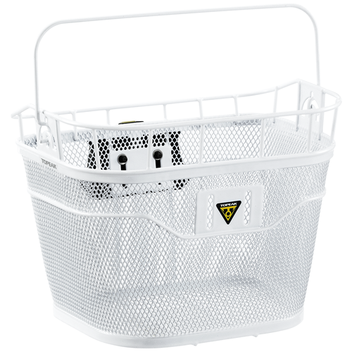 фото Корзина на велосипед topeak basket front e-bike compatible fixer 3e (цвет: white)