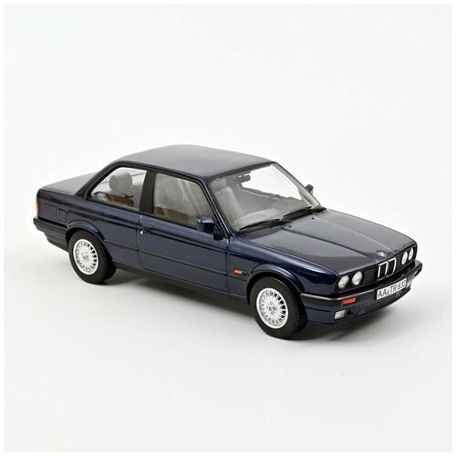 Модель автомобиля Norev - BMW 325i 1988, Blue Metallic (Синий металлик), 183201, 1:18