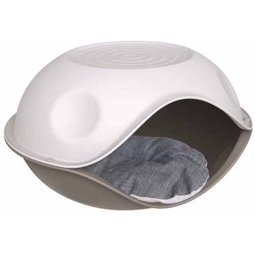 фото Домик lilli pet bed ufo для домашних животных с подушкой, 57x48x32см, мокко