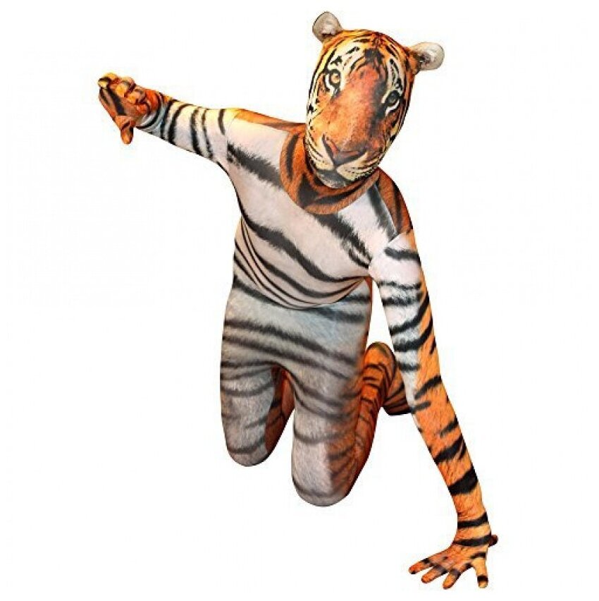 Детский морф-костюм тигр (14269) 90-105 см