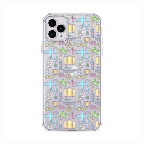 фото Силиконовый чехол "круговорот путешествий 4" на apple iphone 11 pro max / айфон 11 про макс case place