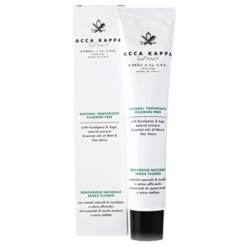 Зубная паста ACCA KAPPA без фтора, 100 мл